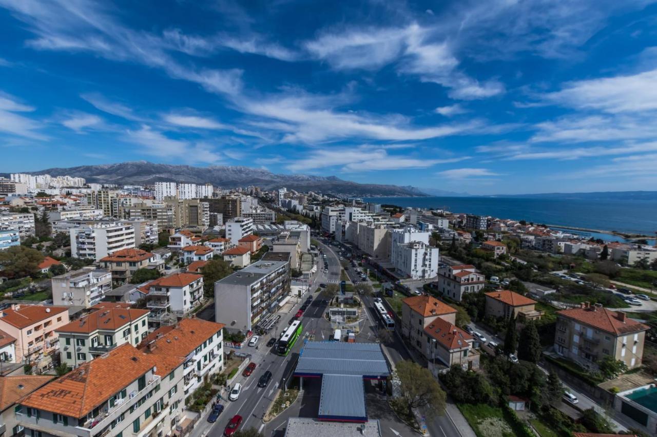 Ferienwohnung Penthouse Horizont Split Exterior foto