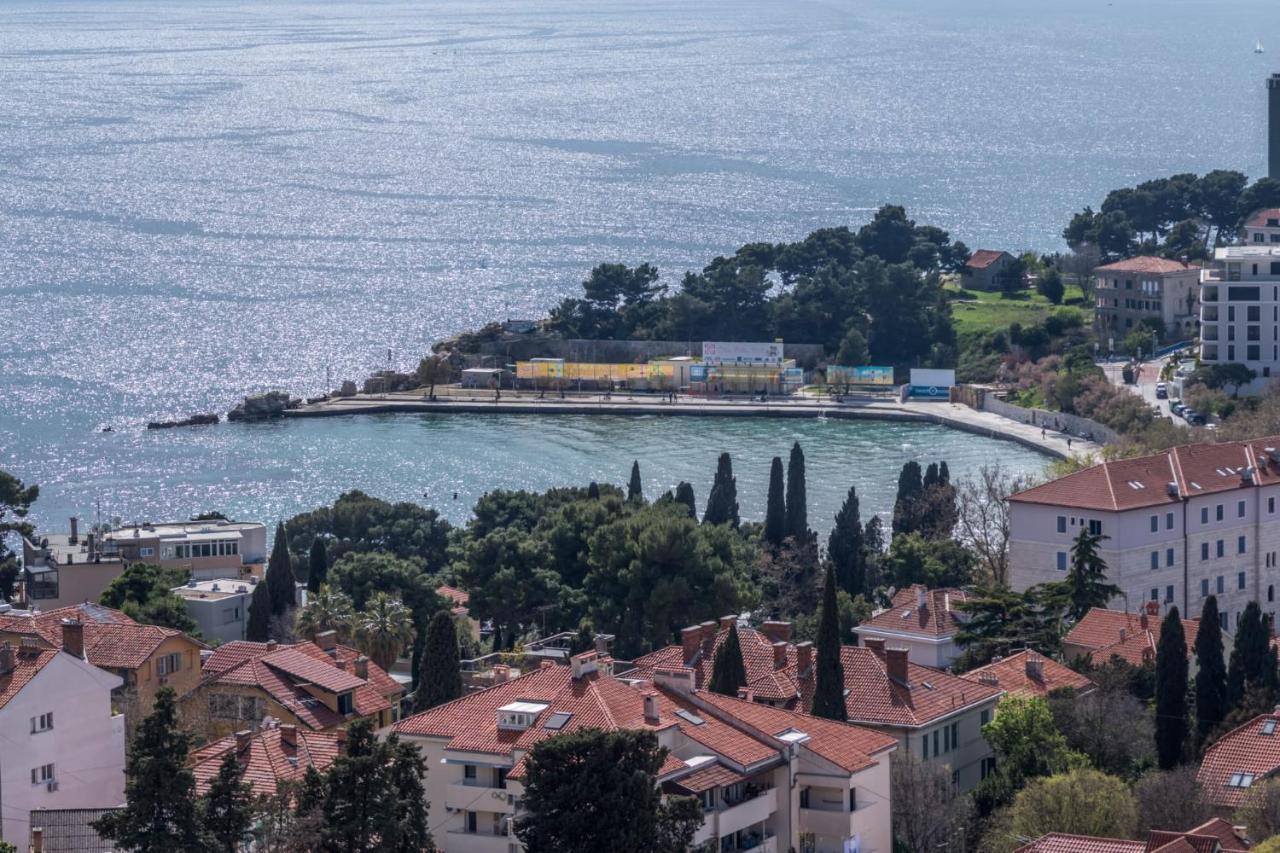 Ferienwohnung Penthouse Horizont Split Exterior foto