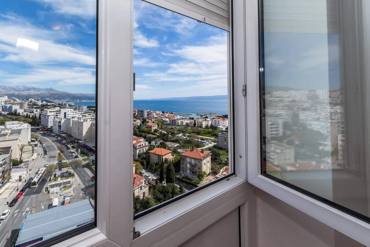 Ferienwohnung Penthouse Horizont Split Exterior foto