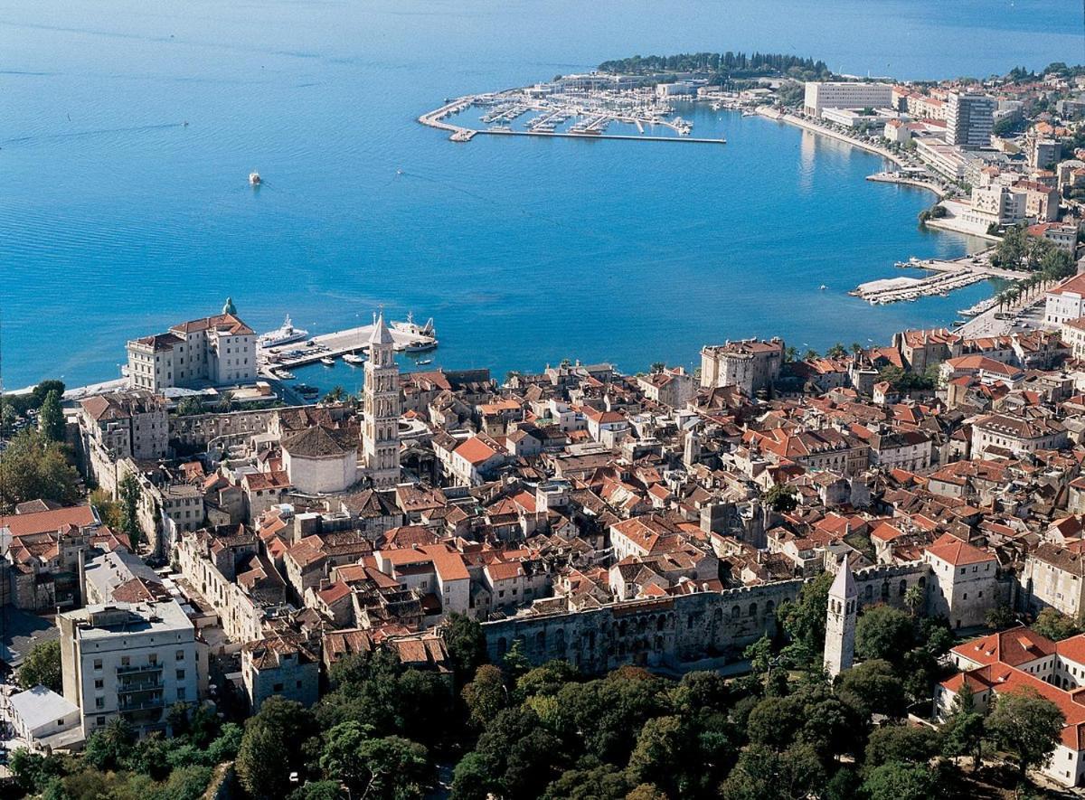 Ferienwohnung Penthouse Horizont Split Exterior foto