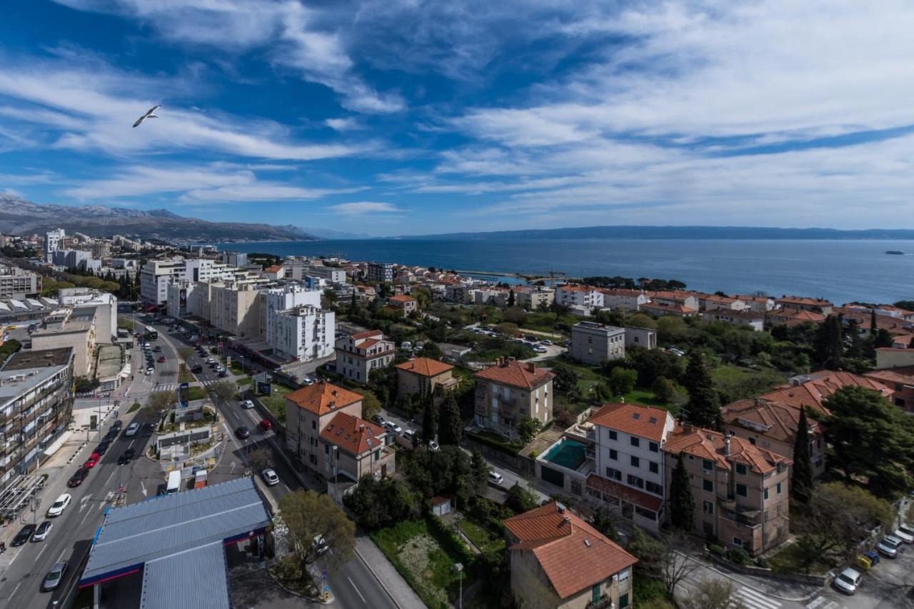 Ferienwohnung Penthouse Horizont Split Exterior foto